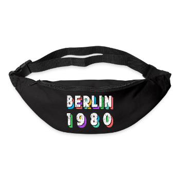 Berlin 1980 Retro Neon - Bum bag - black - Front
