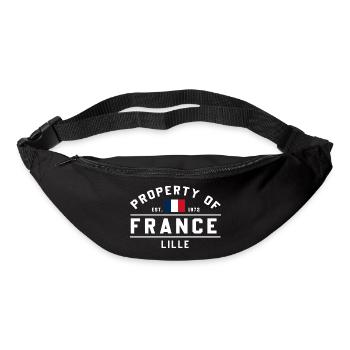 French Flag Small Design - Bum bag - black - Front