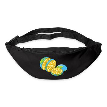 Planet Earth is an orange - Bum bag - black - Front
