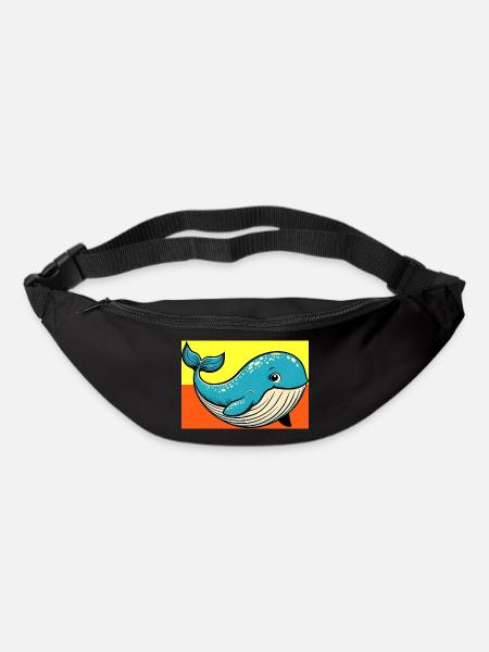 Wal - Gürteltasche - Schwarz
