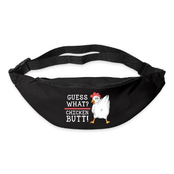 Devinez quoi, chemise en cul de poulet - Sac banane - noir - Devant