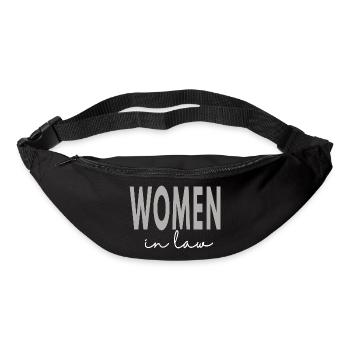 Étudiantes avocates à la Facultat de droit des femmes en droit - Sac banane - noir - Devant