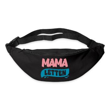 Mama Letten Badeschlappen für Mama - Gürteltasche - Schwarz - Vorne