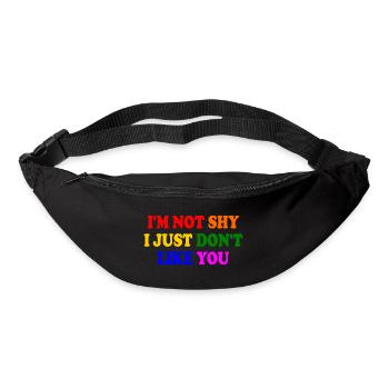 i'm not shy i just don't like you - Bum bag - black - Front