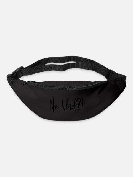 Na Und?! - Gürteltasche - Schwarz