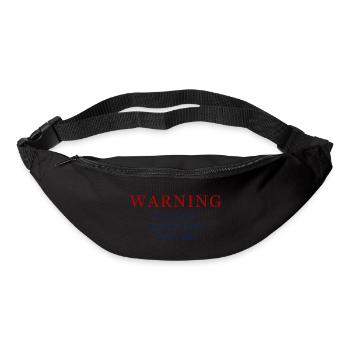 Warning Love - Bum bag - black - Front