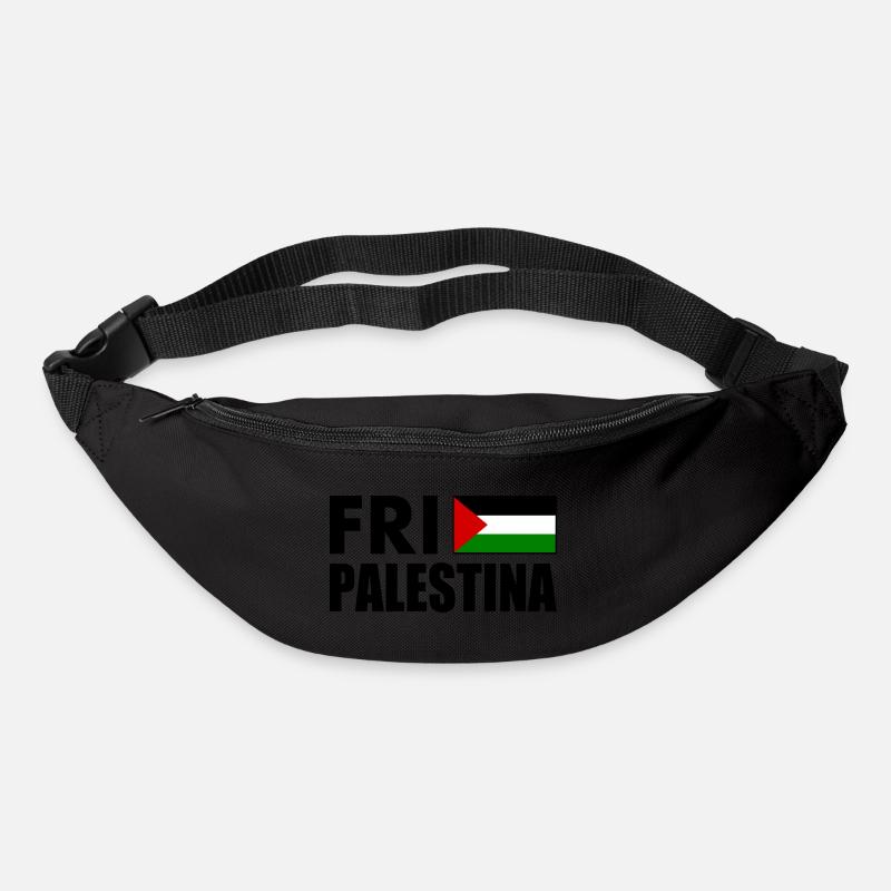 Fri palestina - Sac banane - noir