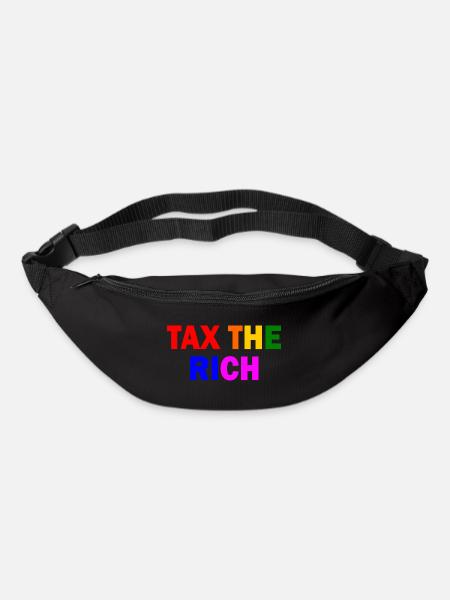 Tax the rich - Gürteltasche - Schwarz