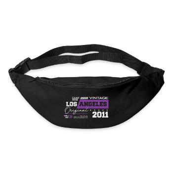 2011 Jahrgang geboren Legende 13 Geburtstag - Gürteltasche - Schwarz - Vorne