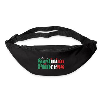Princesse Sarde Famille Italienne - Sac banane - noir - Devant