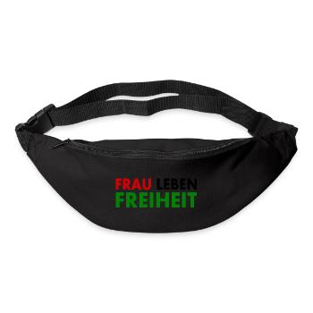 La liberté de vie des femmes - Sac banane - noir - Devant