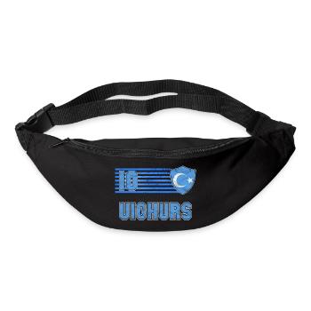 Uiguren Fußball Mannschaft - Gürteltasche - Schwarz - Vorne