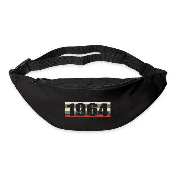 1964 Jahrgang 1964 Geschenk 1964 Geburtstag 1964 - Gürteltasche - Schwarz - Vorne