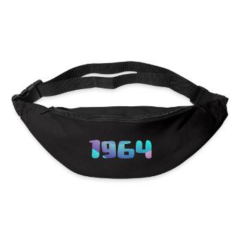 Geburtstagsgeschenk 1964 Jahrgang 1964 Retro 1964 - Gürteltasche - Schwarz - Vorne