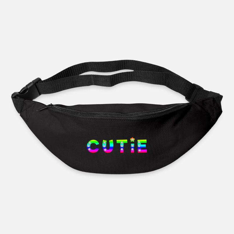 Cutie Quote Grafik - Gürteltasche - Schwarz