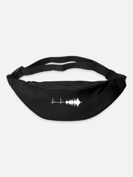 Tontechniker Herzschlag - Gürteltasche - Schwarz