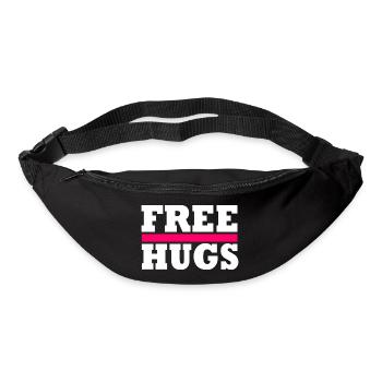 Free Hugs - Sac banane - noir - Devant