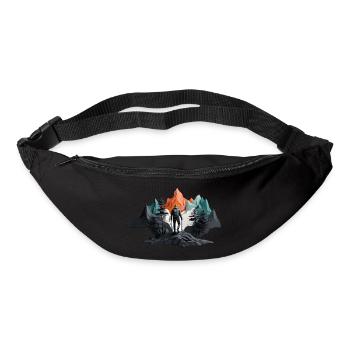 OUTDOOR MOUNTAINS HIKING HIKER - Bum bag - black - Front