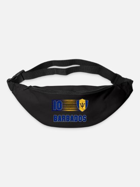 Barbados Fußball Mannschaft - Gürteltasche - Schwarz