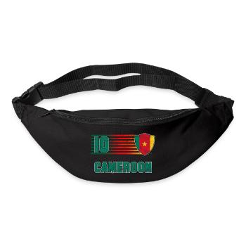 Équipe du Cameroun de football - Sac banane - noir - Devant
