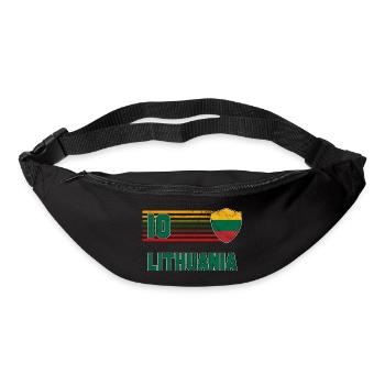 Lithuania Football Team - Bum bag - black - Front