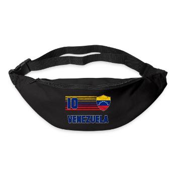 Venezuela Fußball Mannschaft - Gürteltasche - Schwarz - Vorne