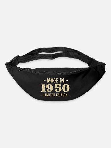 Vintage 1950er Jahre Geschenk in limitierter Auflage 1950er Jahre - Gürteltasche - Schwarz