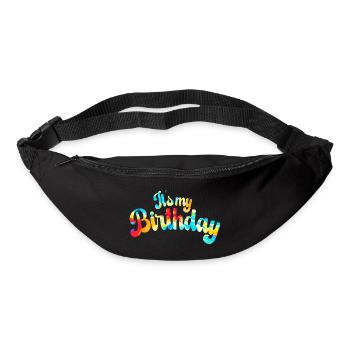 Feiern Geburtstag Frau Tie Dye - Gürteltasche - Schwarz - Vorne