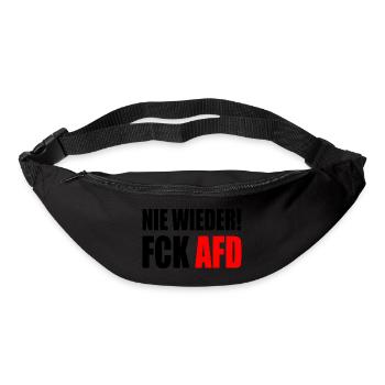 Fuck afd - Gürteltasche - Schwarz - Vorne