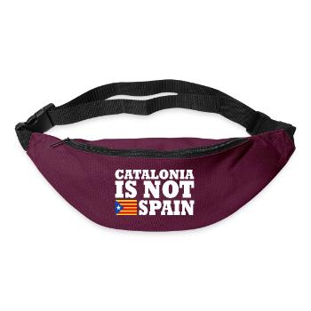 catalonia is not spain - Sac banane - bordeaux  - Devant