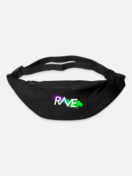 Rave neon - Bum bag - black