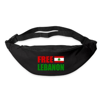 free lebanon - libanon - Gürteltasche - Schwarz - Vorne