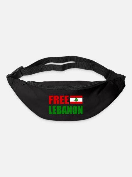 free lebanon - libanon - Gürteltasche - Schwarz