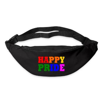Happy pride - Sac banane - noir - Devant