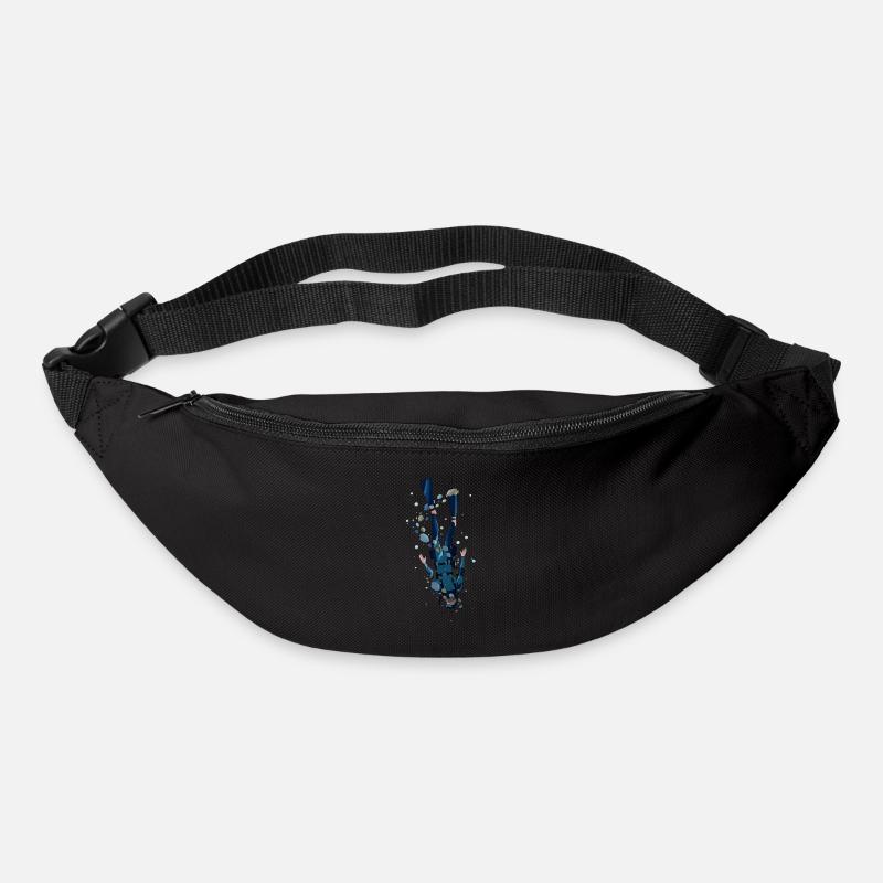 Cadeau de plongée sous-marine de plongée sous-marine - Sac banane - noir