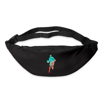 Basketball Spieler - Gürteltasche - Schwarz - Vorne