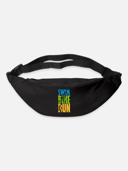 Swim Bike Run - Gürteltasche - Schwarz