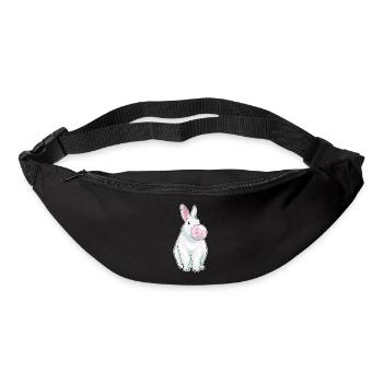 Gomme à mâcher de lapin - Sac banane - noir - Devant