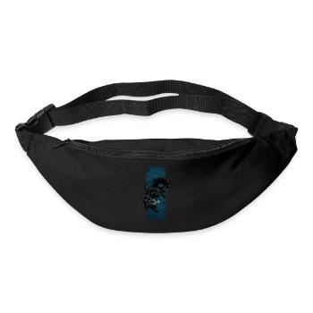 Shadow Sentinel: Mythical Shadow Wolf - Bum bag - black - Front