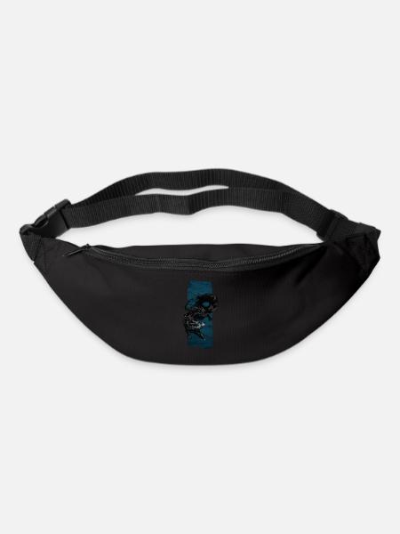 Shadow Sentinel: Mythical Shadow Wolf - Bum bag - black