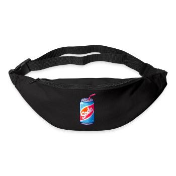 soda can - Retro Soda Can - Bum bag - black - Front