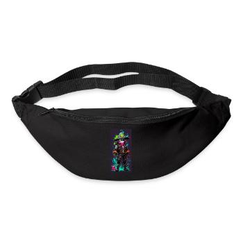 Anime full body animal Illustration - Gürteltasche - Schwarz - Vorne