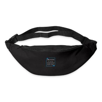 Non monsieur - Sac banane - noir - Devant