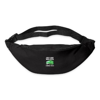 Construction Trailer Construction Site Vehicle Children's Birthday Party - Bum bag - black - Front