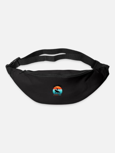 Horses Horse Vaulter Vaulting Volti - Bum bag - black