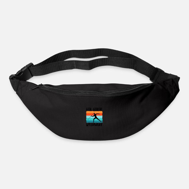 Speerwurf Speerwerfen Speerwerfer - Gürteltasche - Schwarz