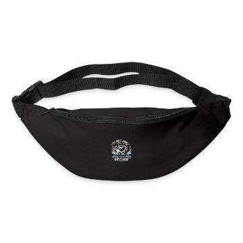 ce mec aime trop pêcher - Sac banane - noir - Devant