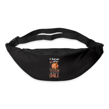 Bär Spielzeug Kuschelbär - Gürteltasche - Schwarz - Vorne