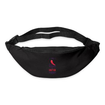 ONE CHILI a day keeps the doctor away - Gürteltasche - Schwarz - Vorne