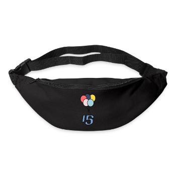 15. 15 YEARS. 15th ANNIVERSARY. 15 YEAR ANNIVERSARY. - Bum bag - black - Front